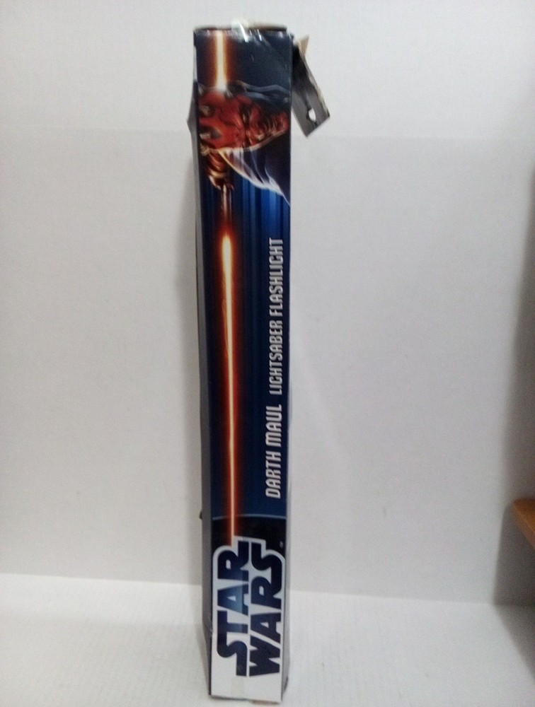 2012 Star Wars - Darth Maul Lightsaber Flashlight " BOX DAMAGE!