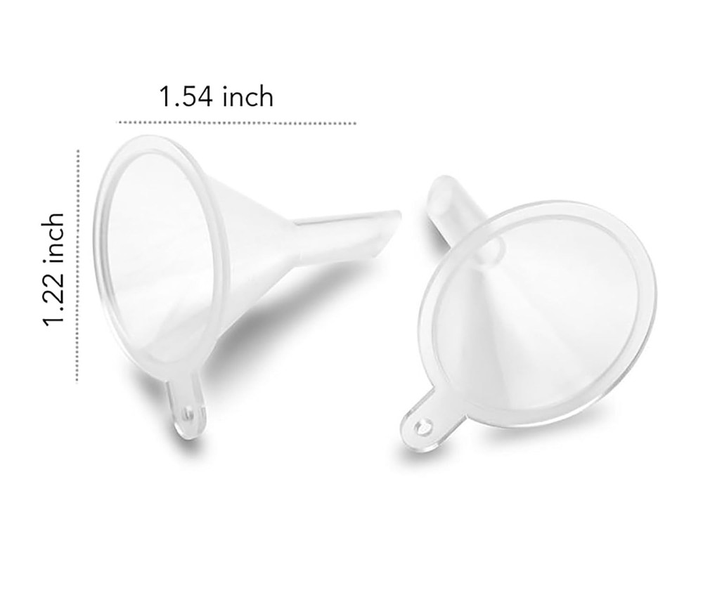 Compact 5-Pack Mini Funnels - Essential Tools for Accurate Pouring and Crafting