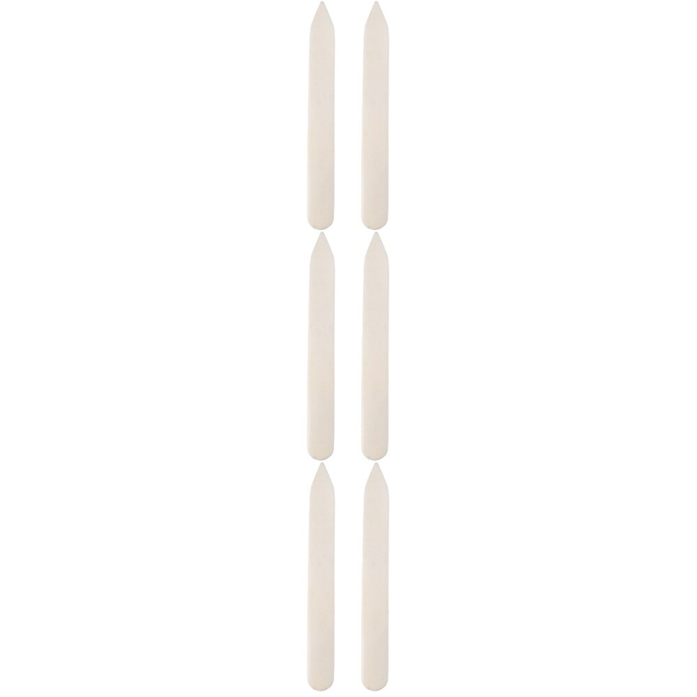6Leather Burnishing Tool pcs Bone Folder Crafts Paper Creaser Tool