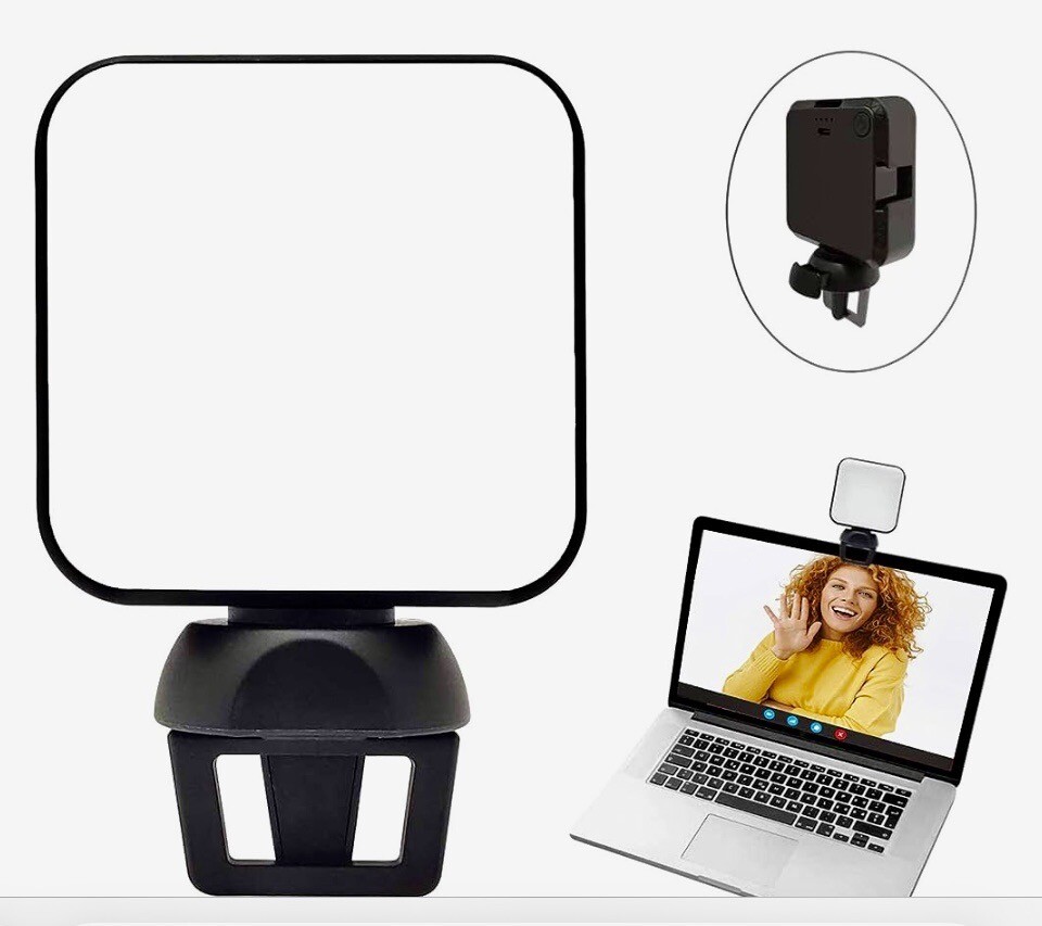 USB Video Webcam Conference Laptop Light Kit