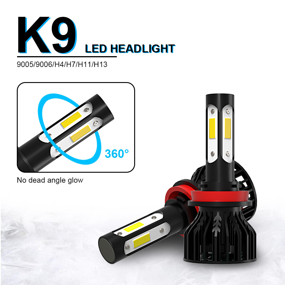 For 2013-2016 2017 2018 Chevy Traverse LED Headlight Hi/Lo+Fog Light Bulbs Combo