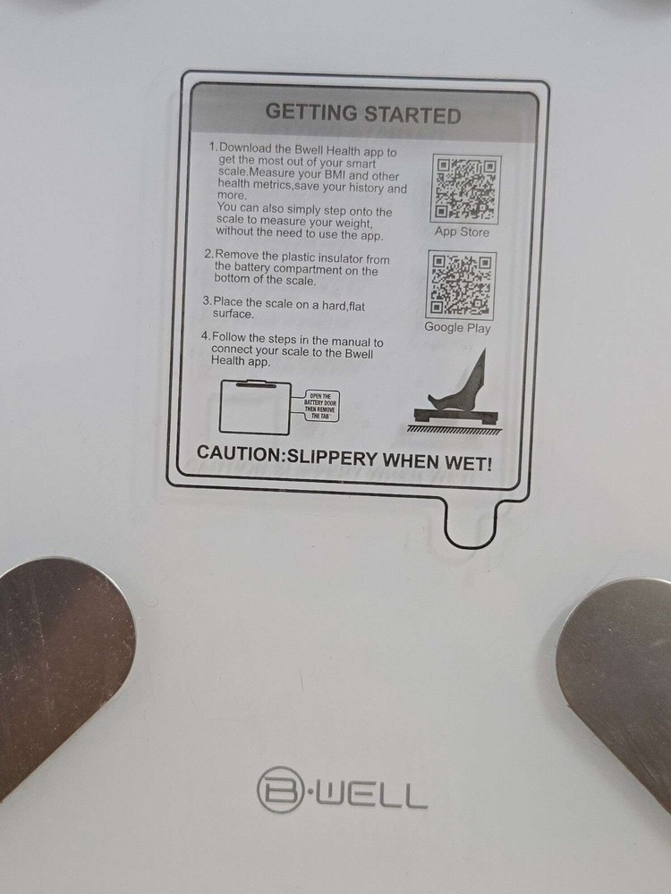 BWell Bluetooth Smart Scale