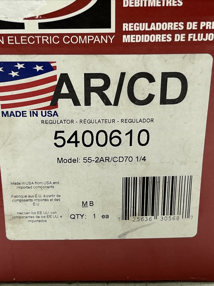 55-2AR/CD70 1/4 Harris Regulator Sealed