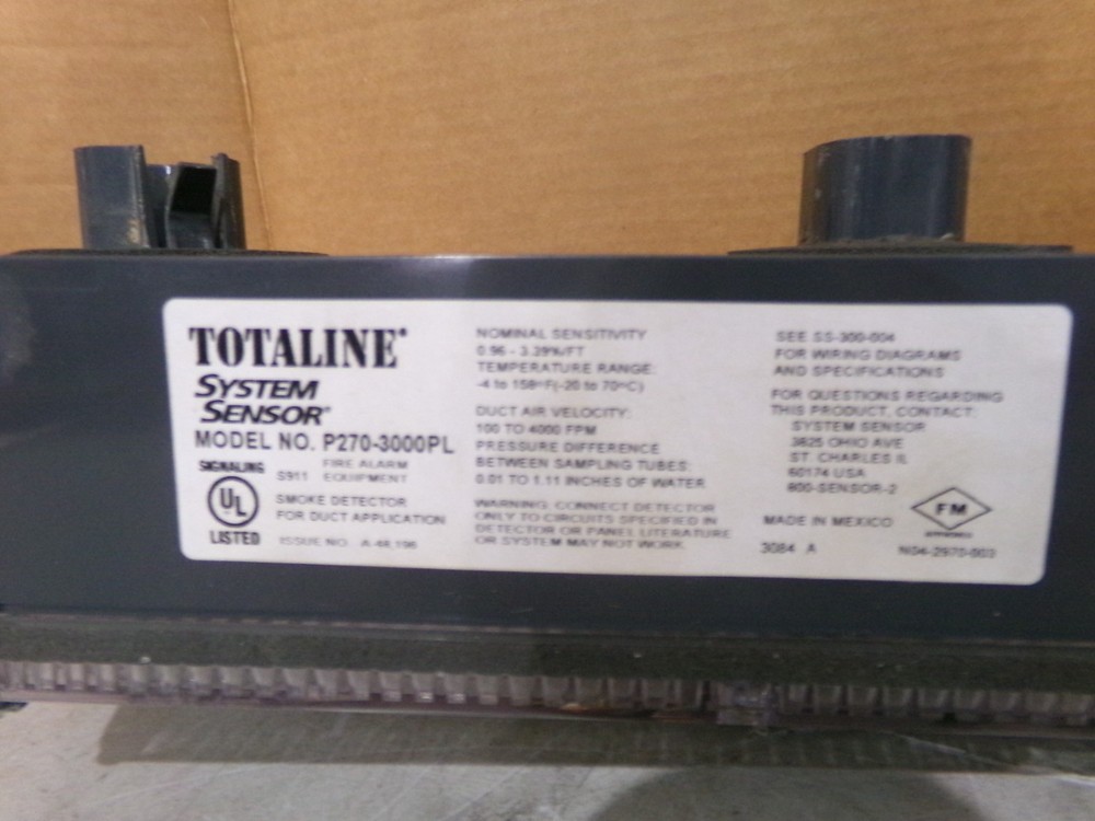 TOTALINE SYSTEM SENSOR P270-3000PL SMOKE DETECTOR