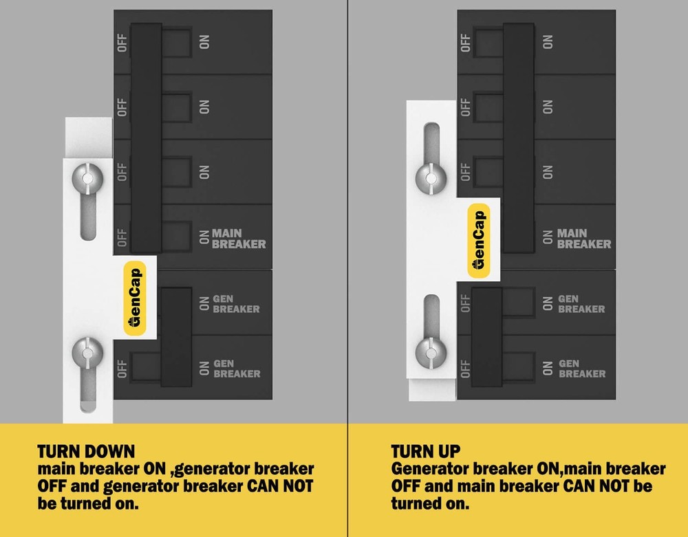 Generator Interlock Kit for Square D 150/200 Amp Circuit Breakers