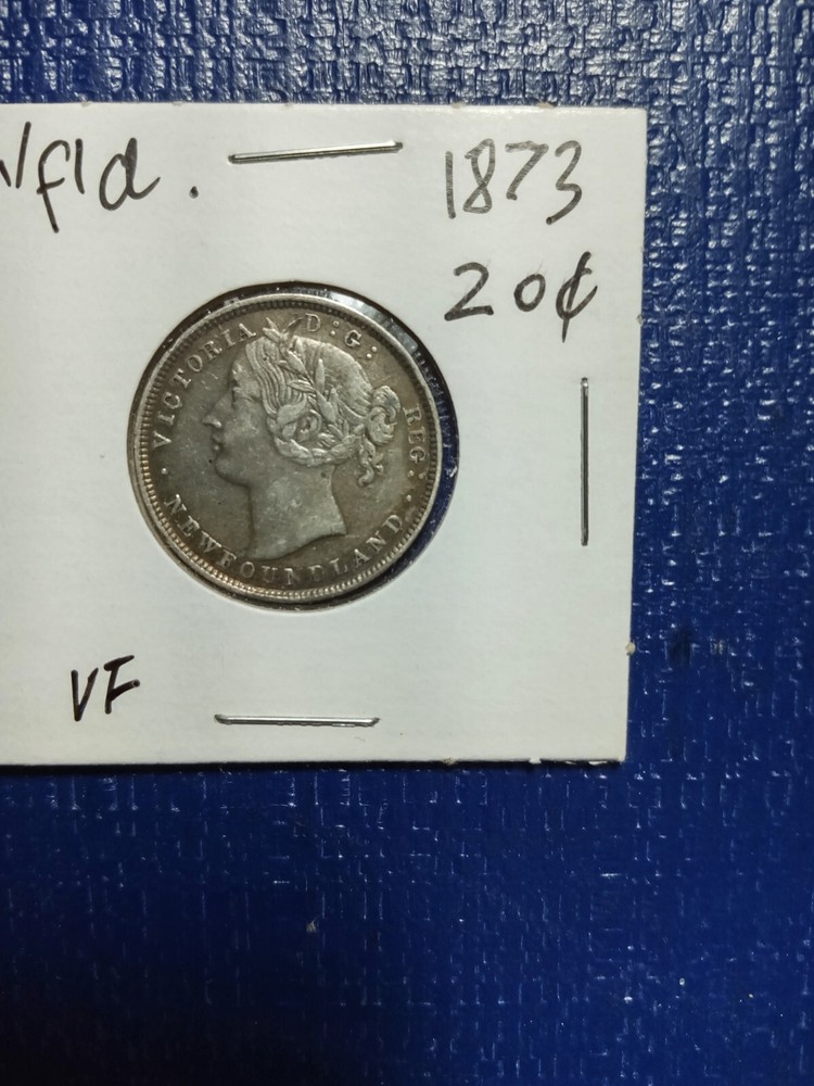 1873 Newfoundland coin set