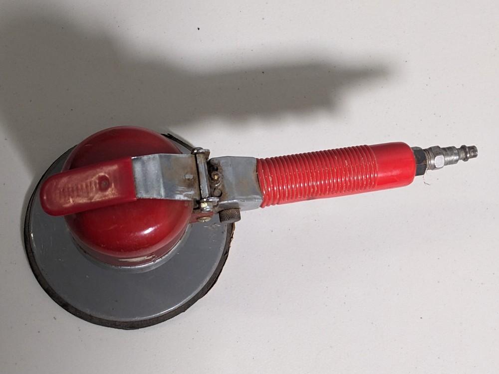 Dual Action Orbital Sander Red
