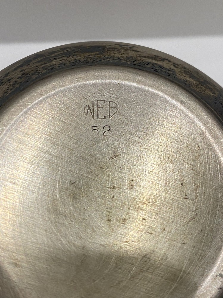 STERLING SILVER Vintage Handled Cup WEB 52_NOT WEIGHTED
