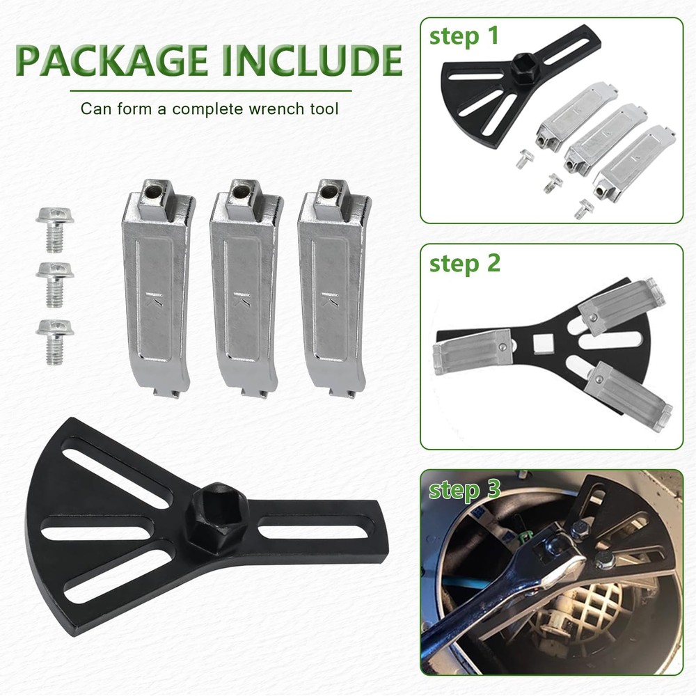 Universal Fuel Pump Removal Tool, Adjustable Tank Lock Ring Tool Black