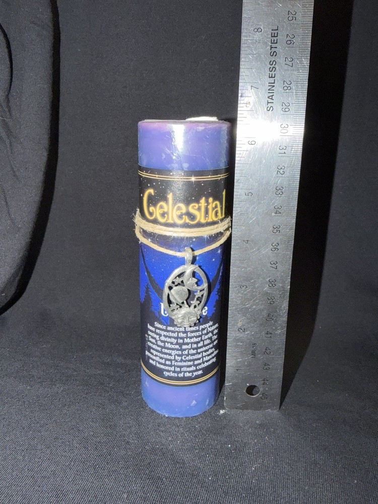 Universe Celestial Candle w Pendant