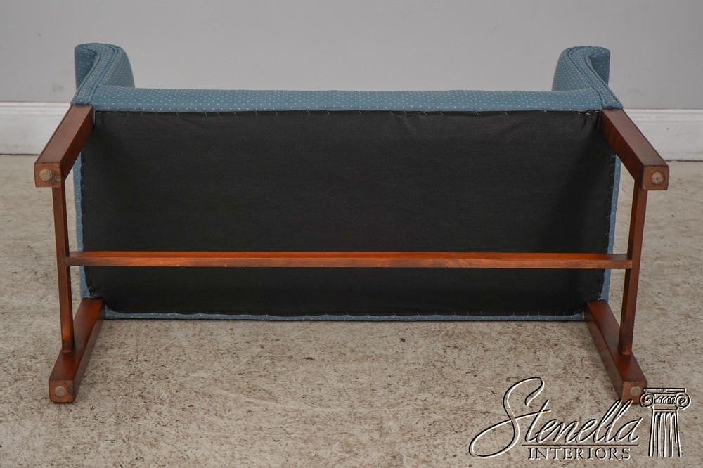 60736: Chippendale Style Solid Cherry Window Bench
