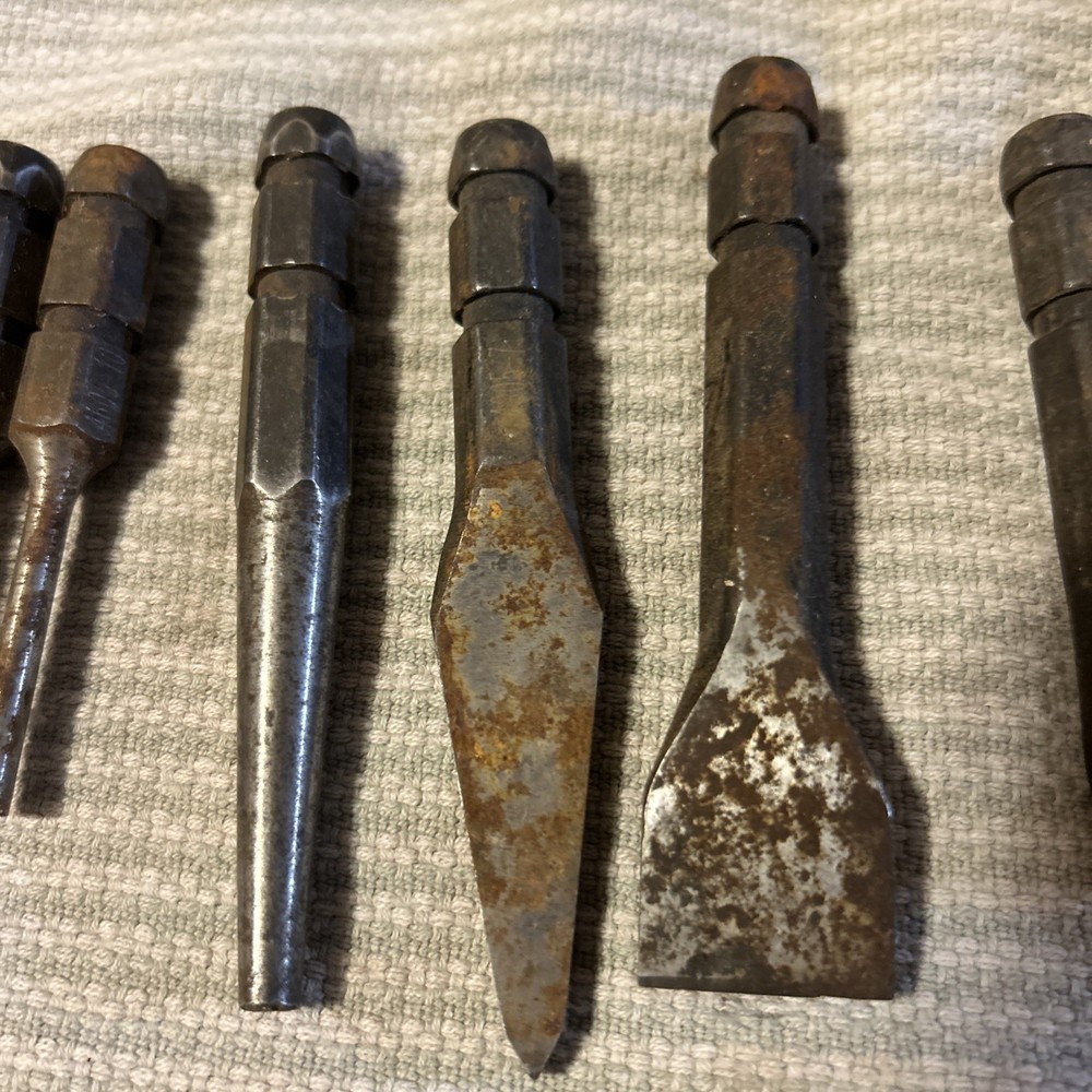 OTC 4605-01 11 Piece Interchangeable Quick Change Punch & Chisel Set