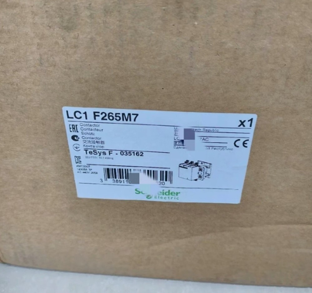 LC1F265M7 Schneider Electric LC1-F265M7 Contactor 265A Coil 220Vac NEW IN BOX!