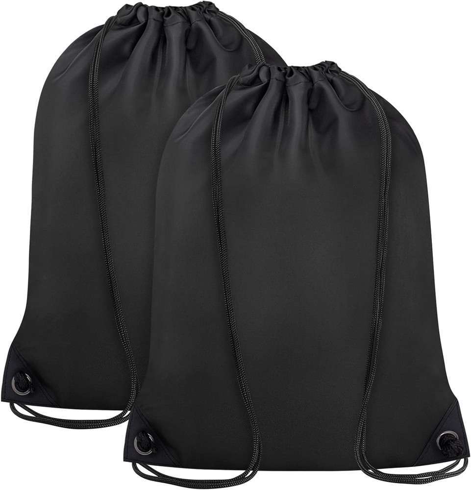 2PCS Drawstring Bags Bulk, String Backpack for Men Women, Cinch Bag Draw String
