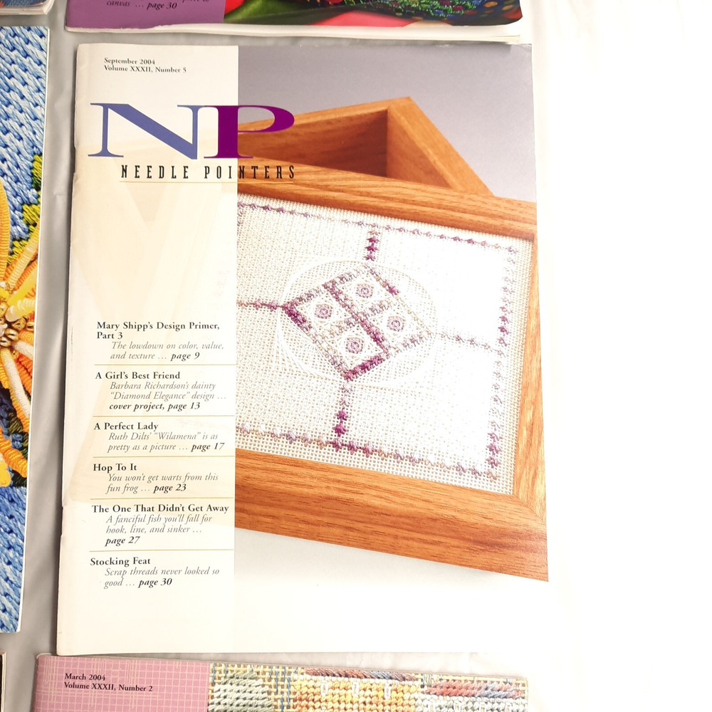 Needle Pointers Magazine Lot 2004 and 2005 6 various Issues
