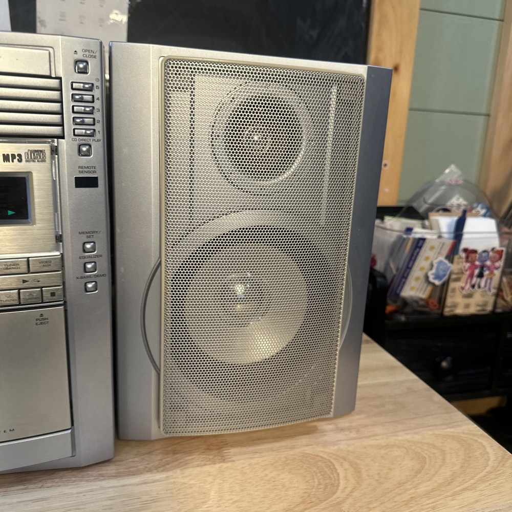 Sharp XL-MP130 High Power Micro Component System W CD, Cassette, & Tuner~ Works