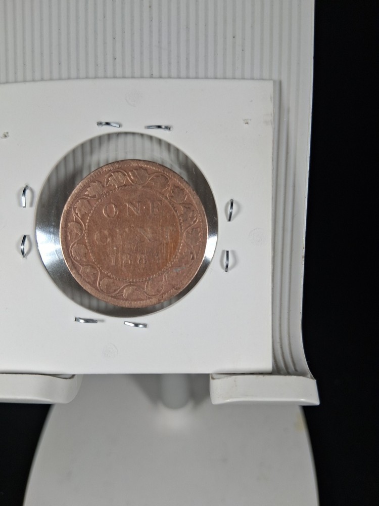 1884 CANADA 1 CENT LARGE