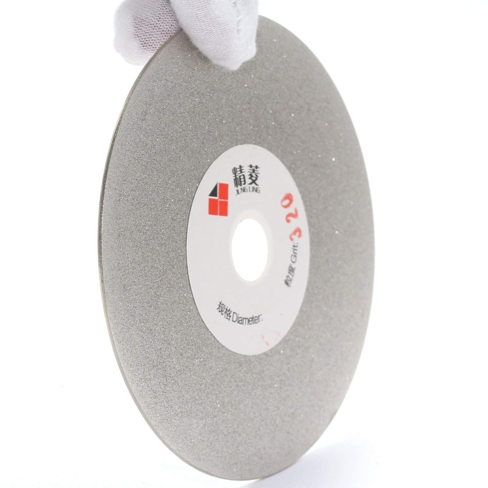 4 Inch Diamond Coated Flat Lap Disk - Essential for Precision Lapidary Use