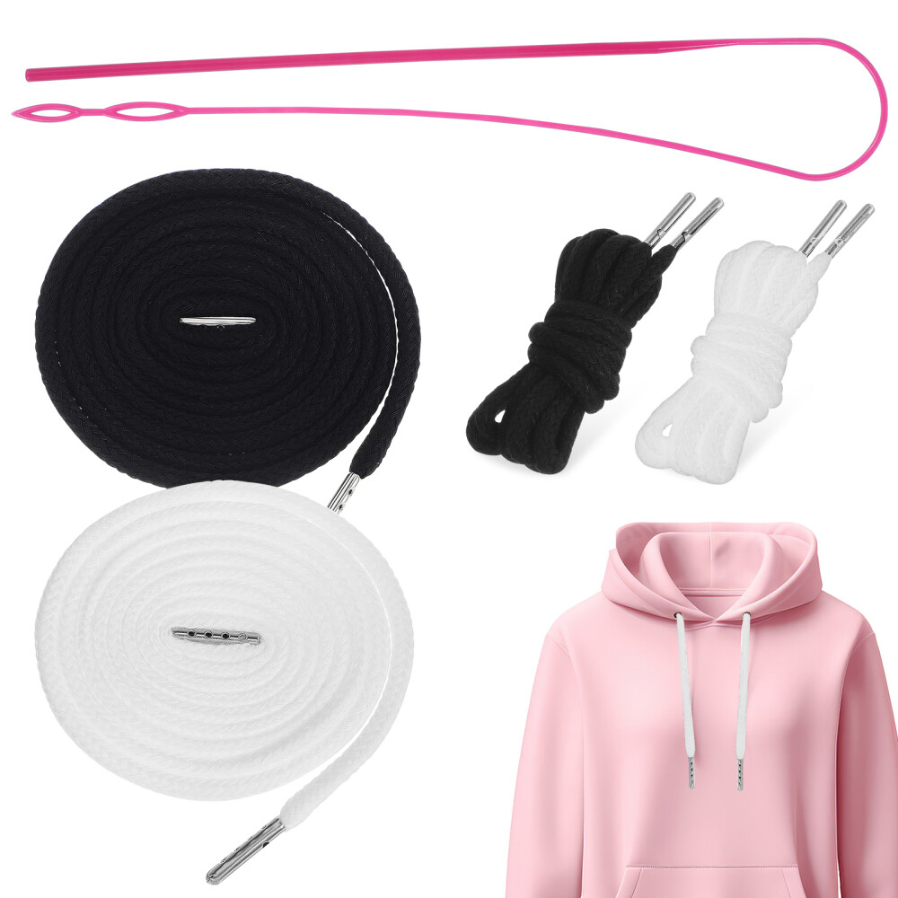 4Pcs Sweater Drawstring Sweatpant Drawstring With Drawstring Threader New