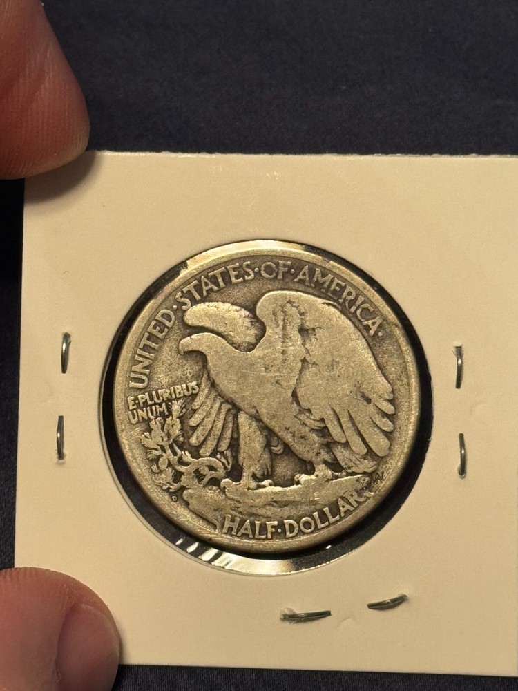 1918 D Walking Liberty Half Dollar