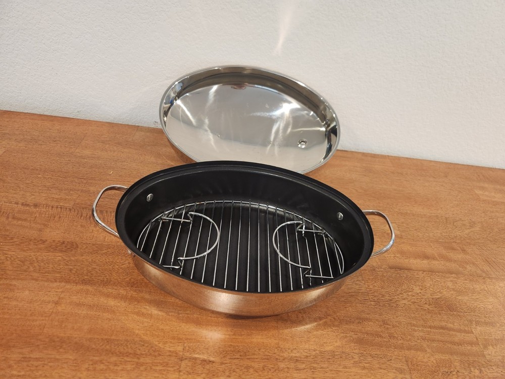cuisinart Roasting Pan with Rack & Lid Quart, 17 " Roaster