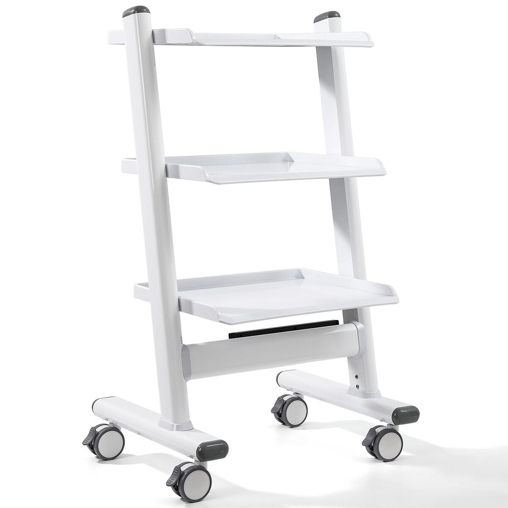 3Layer Dental Mobile Cabinet Trolley Built-in Socket/Trolley & Auto-water System