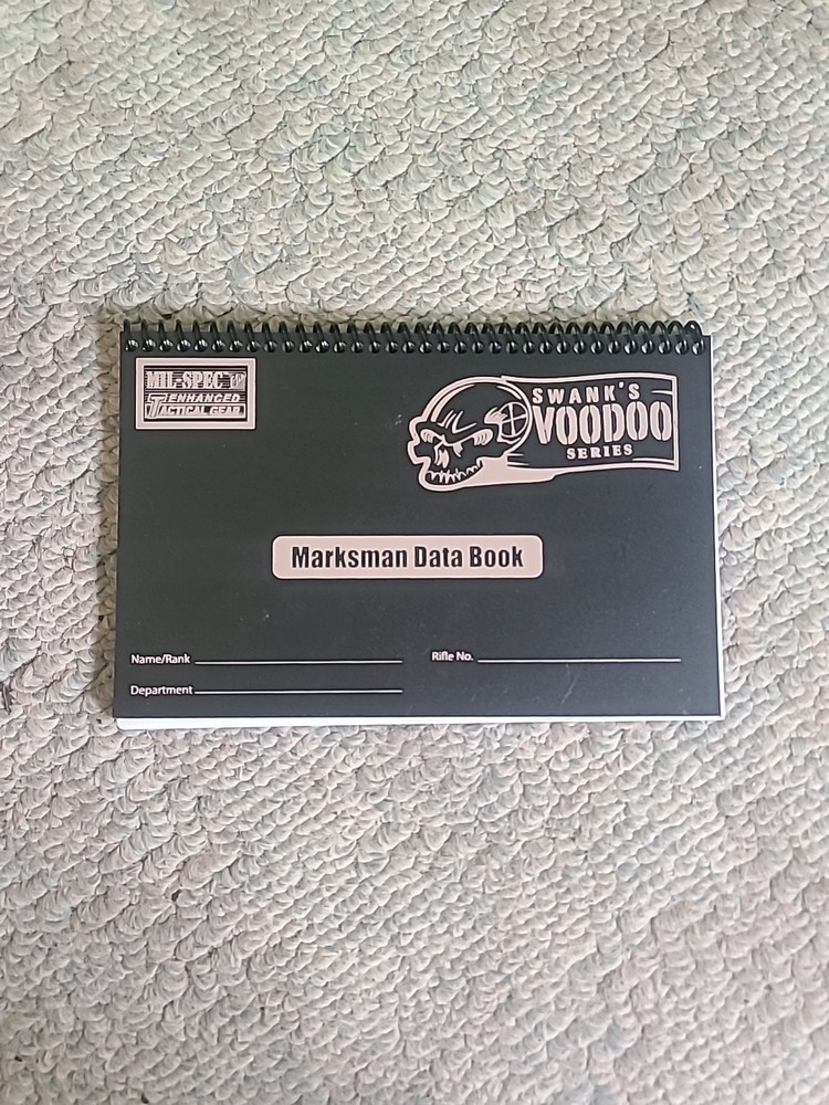 VooDoo Tactical Men's Marksman Data Book, Black