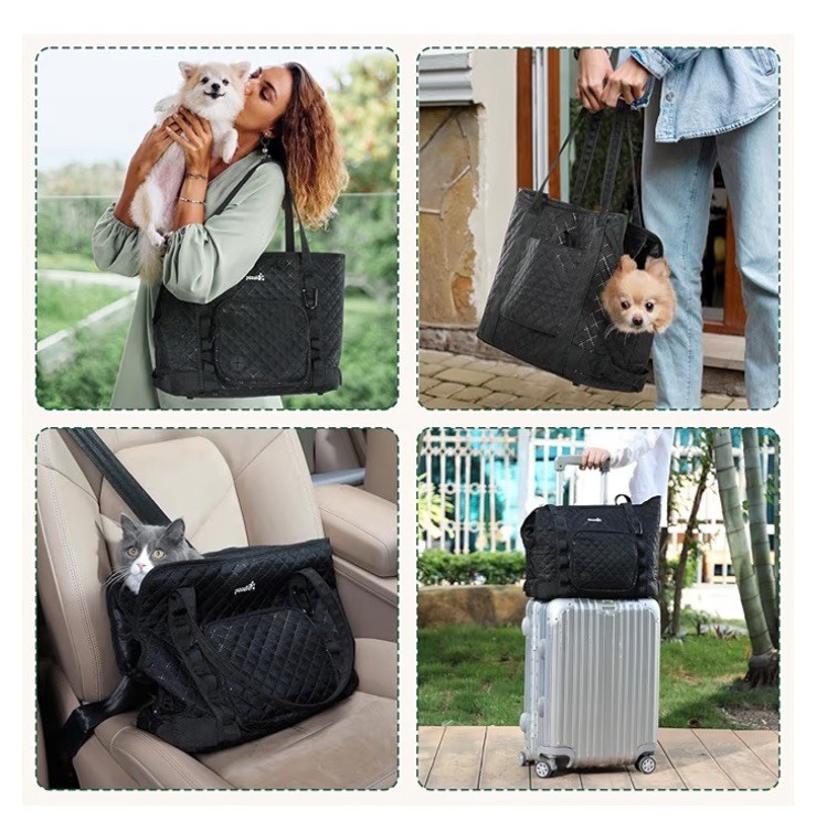 Pecute Pet Hand Bag, Black
