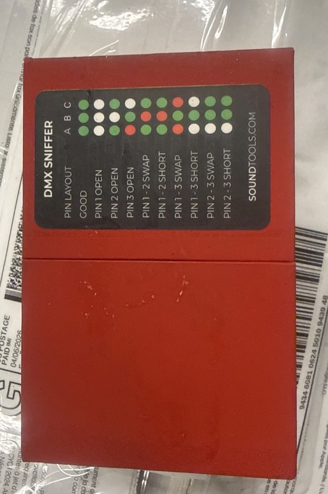 SoundTools DMX  Sniffer - Remote End Cable Tester
