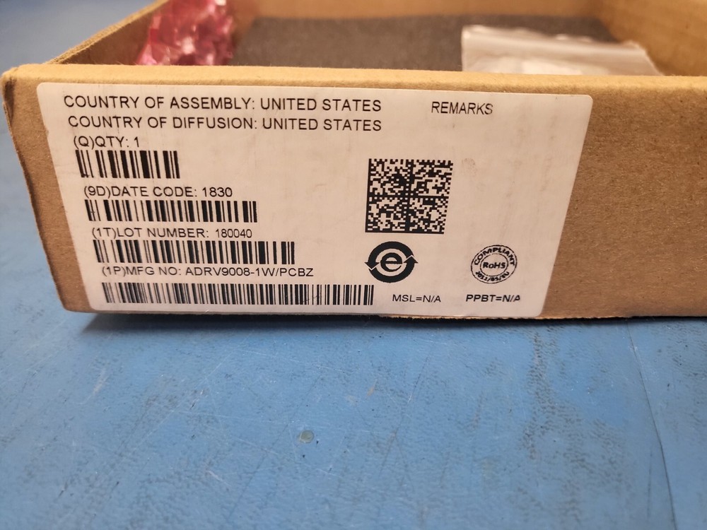 ADRV9008 -1W/PCBZ WIDEBAND RF TRANSCEIVER PLATFORM DEV KIT ANALOG DEVICES