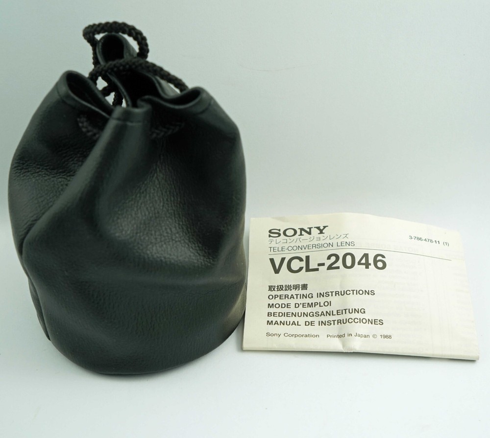 Sony Video8 Tele-Conversion Lens Model VCL-2046
