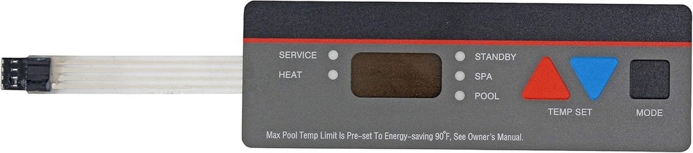 FDXLBKP193 Pool Heater Control Panel Keypad Membrane Switch for Hayward D13030