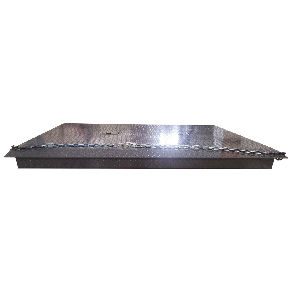 6000kg Heavy Duty Ground-to-Container Loading Ramp Platform Height-Adjustable