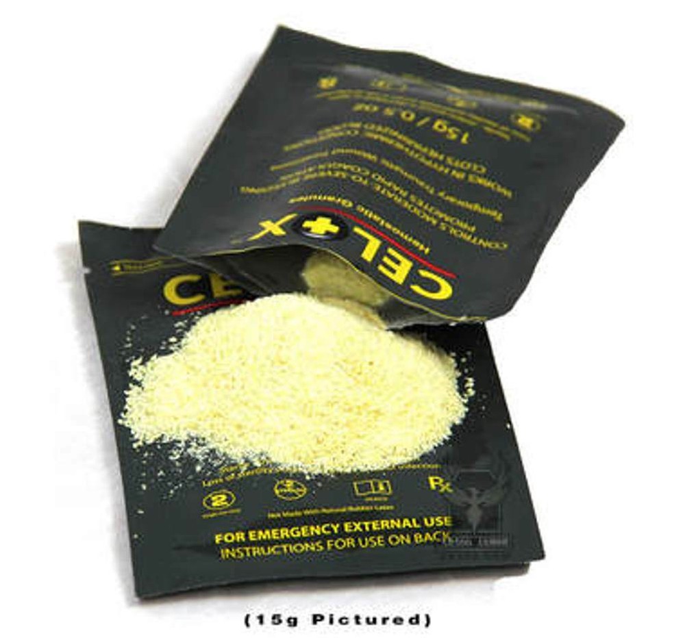 Celox 15g Granule Pack - Stops Bleeding Fast