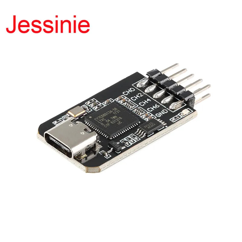 8 Channels Mini Logic Analyzer 8CH 24MHZ USB-C for ARM FPGA Debugging