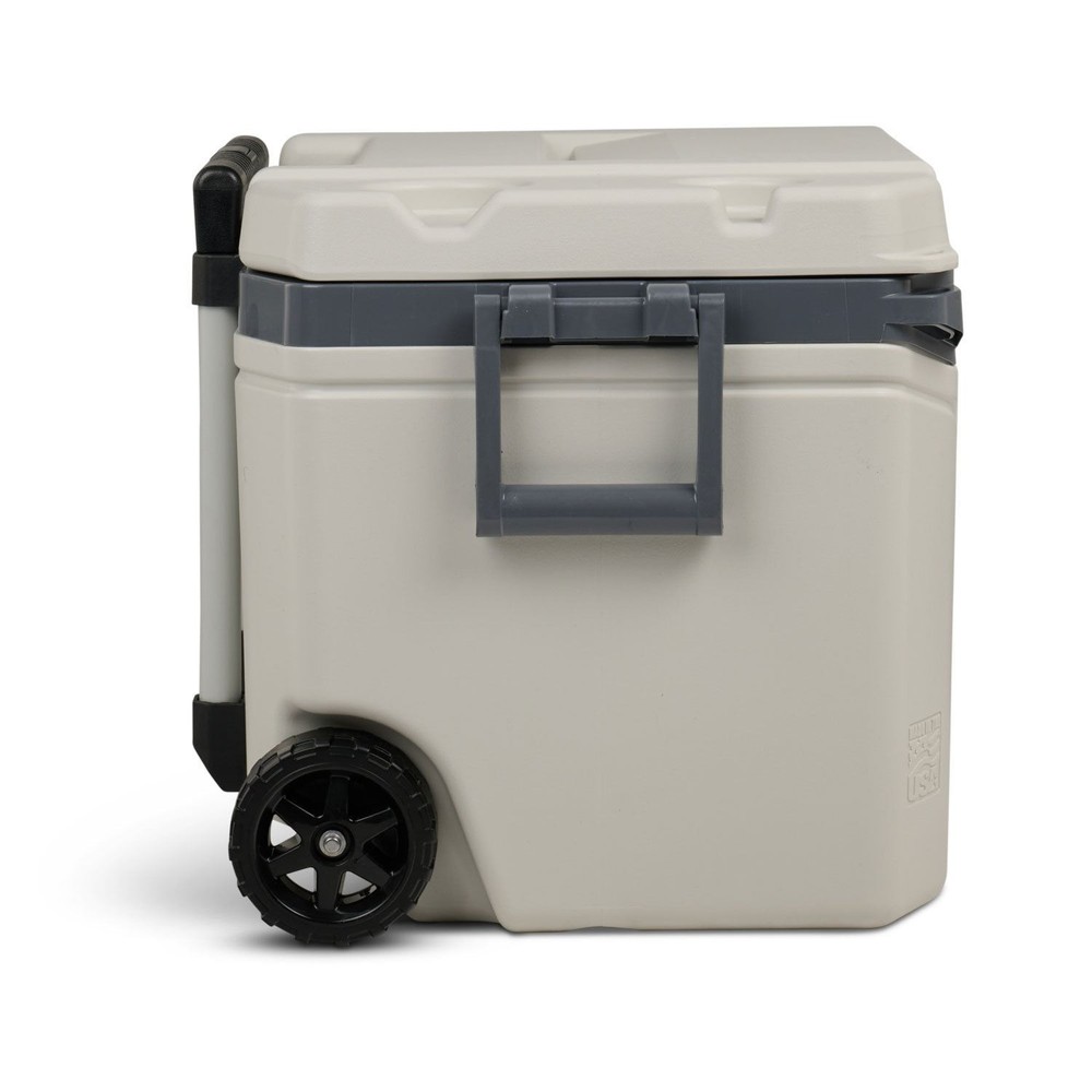 Igloo Bone White and Gray 60-Quart Sunset Roller Cooler
