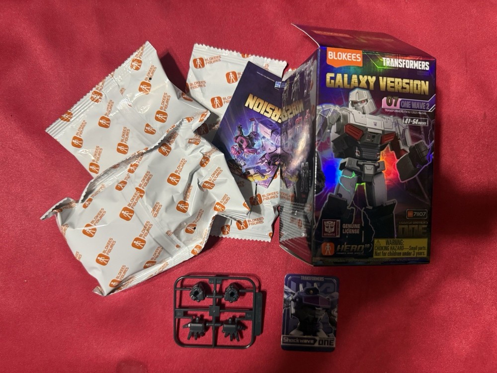 Blokees Transformers One Wave 2 Galaxy Version 07 Shockwave Model Kit NEW!