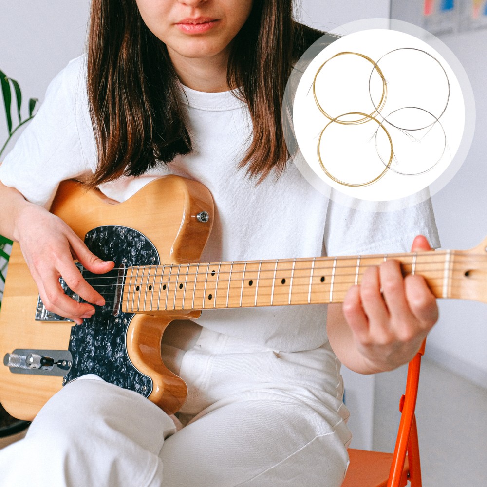 4pcs Practical Mandolin Replacement String Professional Mandolin Strings