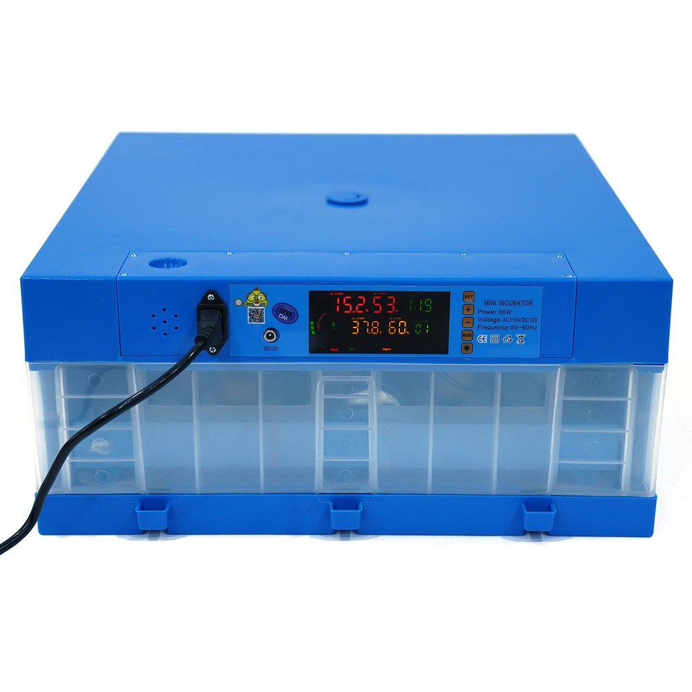64 Eggs Incubator Automatic Digital Chicken Egg Hatcher Temperature Control