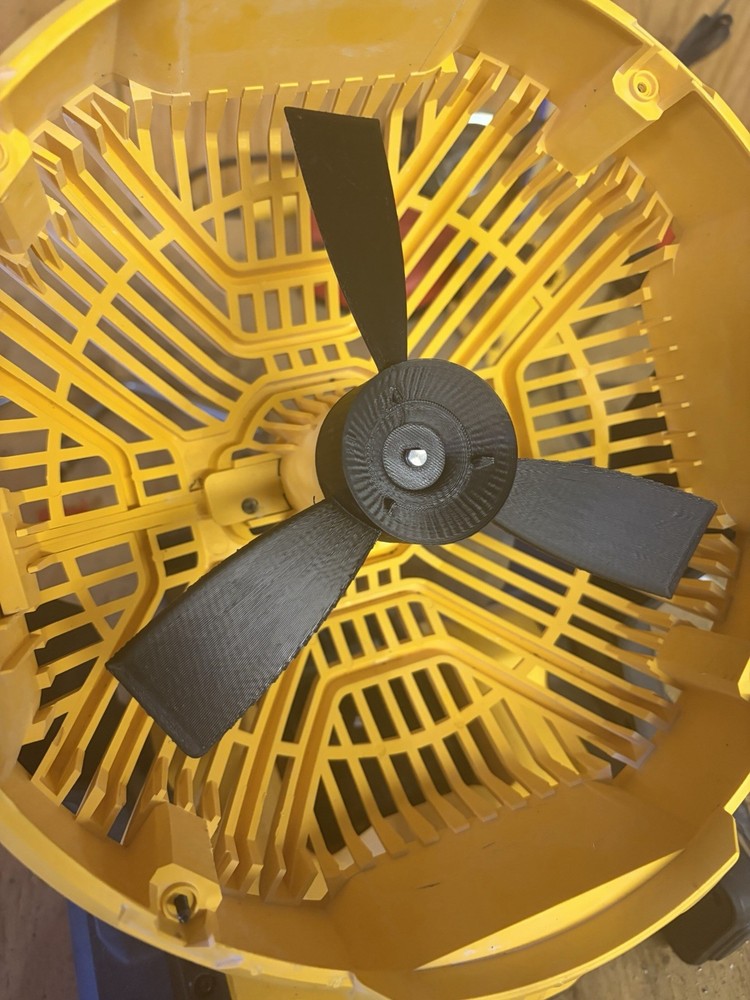 DCE512 Dewalt Job site Fan Blade Replacement