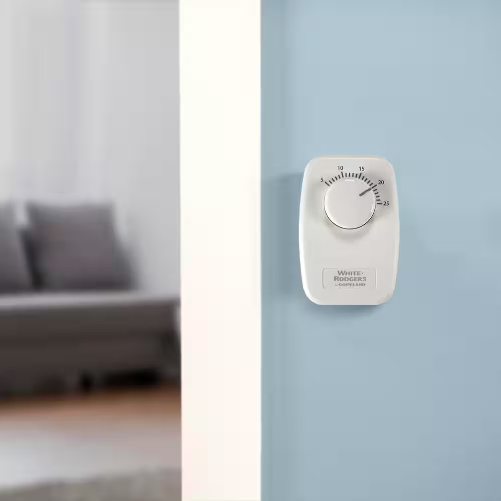 White-Rodgers B30 Baseboard Non-Programmable Thermostat - Single Pole