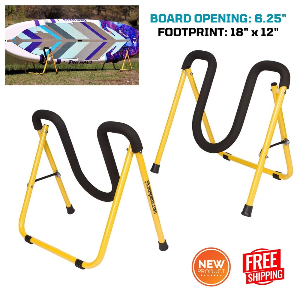 Foldable Storage Racks Display Stand for Hold/Clean SUP/Surfboard Paddle Board