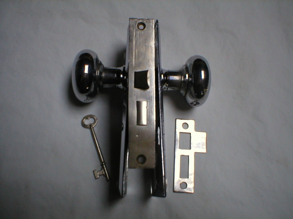 Antique Chrome Door hardware
