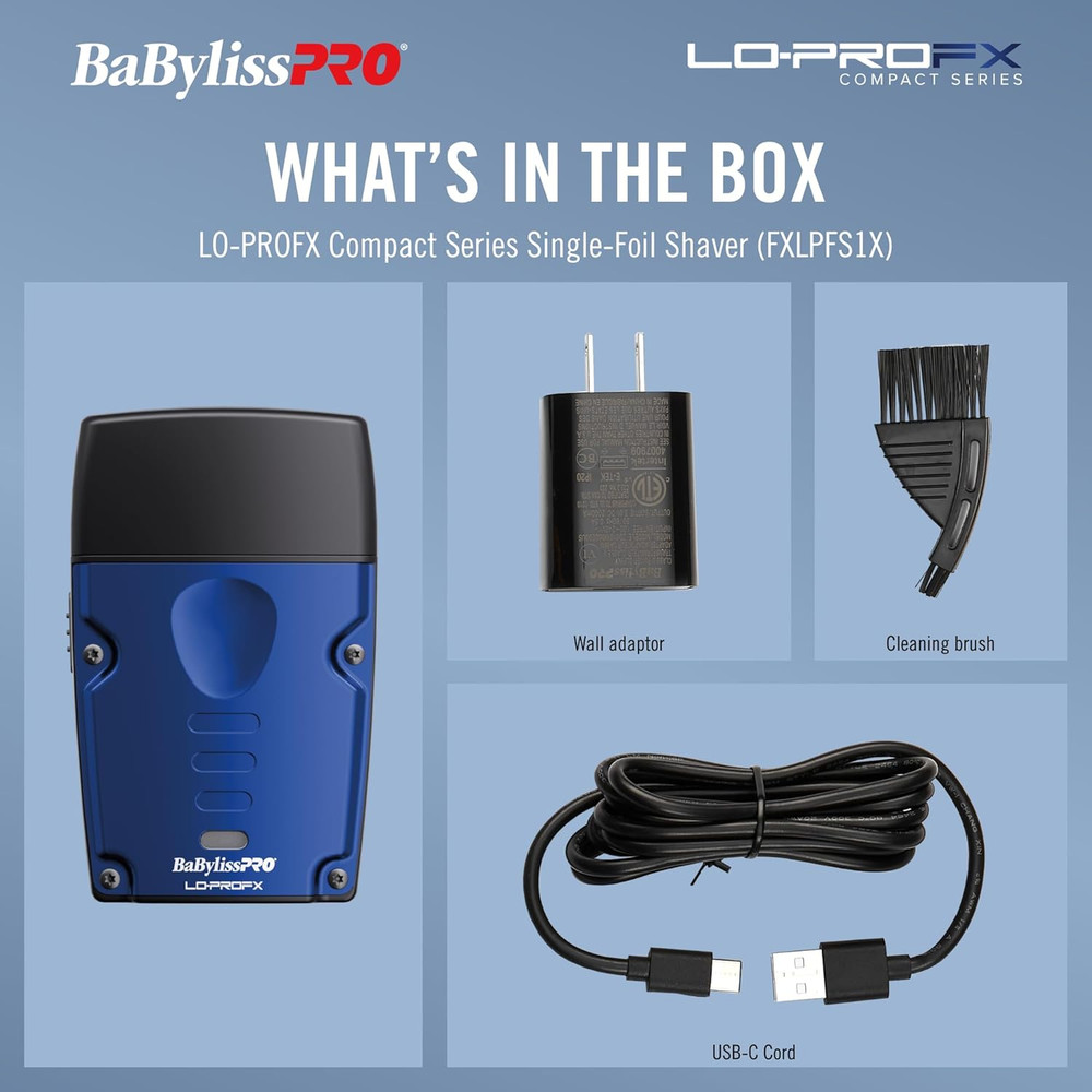 High-Performance Compact LO-PROFX Shavers for Men