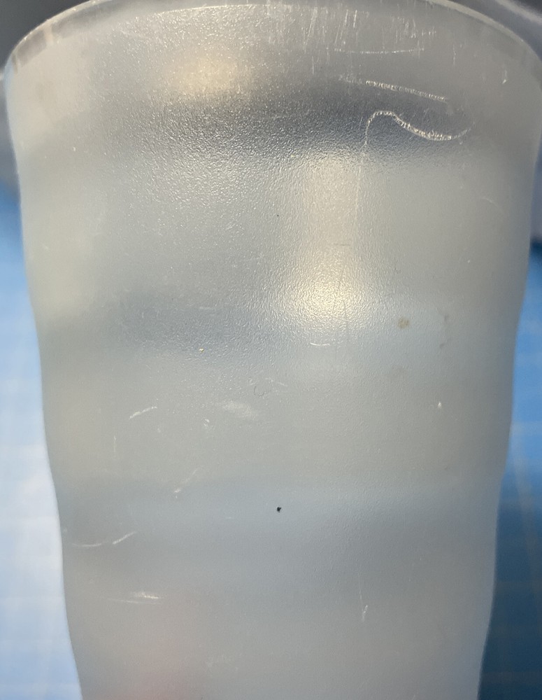 Tupperware Impressions 11oz Blue 3 Cups