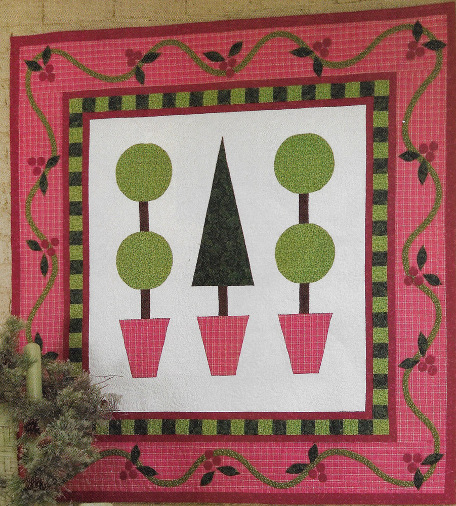 Winter Welcome Wall Quilt quilting pattern instructions