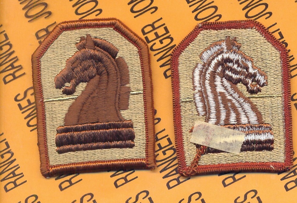 US Army 2nd Military Intelligence Command MI Desert DCU patch m/e