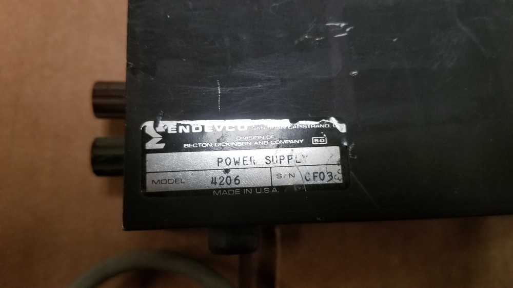 Endevco 2614C Amplifier with 4206 Power Supply