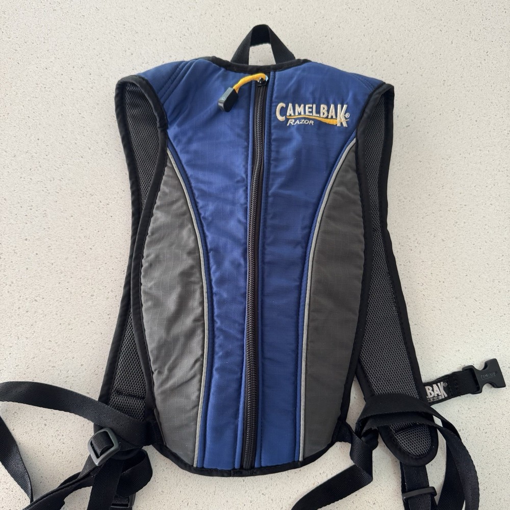 Camelbak Razor hydration backpack water pack camelback blue gray black
