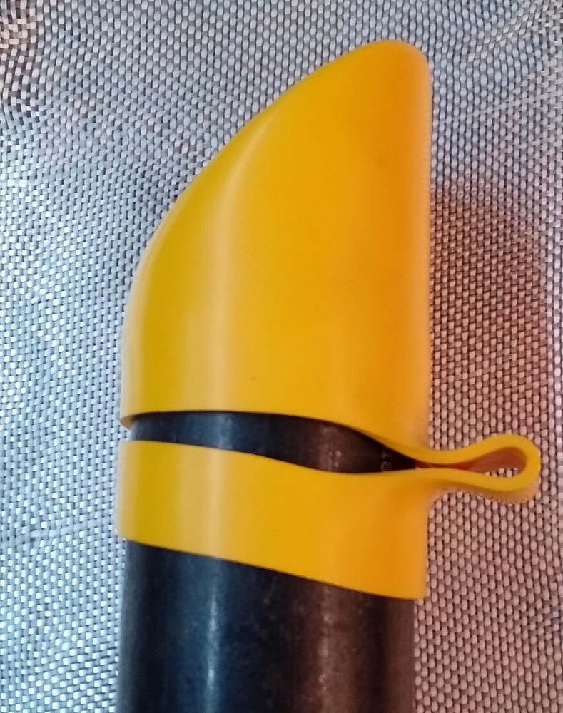 (2") Yellow- Polymer Rain Cap, Weather Vent Cap